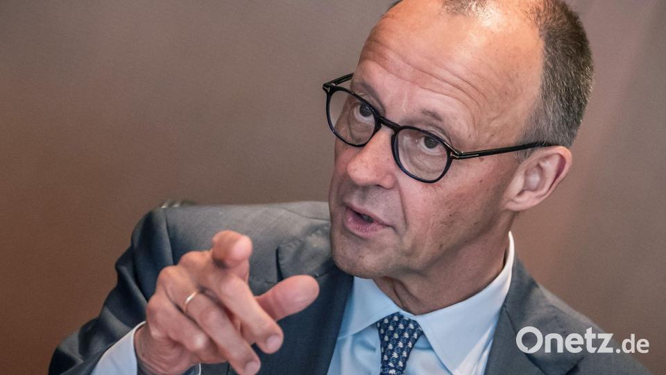 Merz war vor einem Jahr zum Kanzler gewählt worden. Bild: Michael Kappeler/dpa