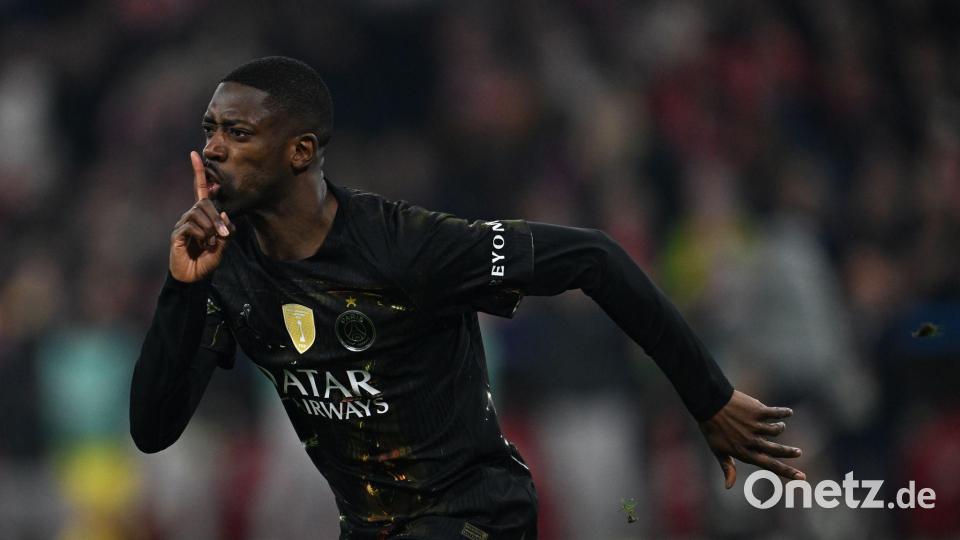 Schockte die Bayern mit seinem frühen Tor: PSG-Star Dembélé. Bild: Sven Hoppe/dpa