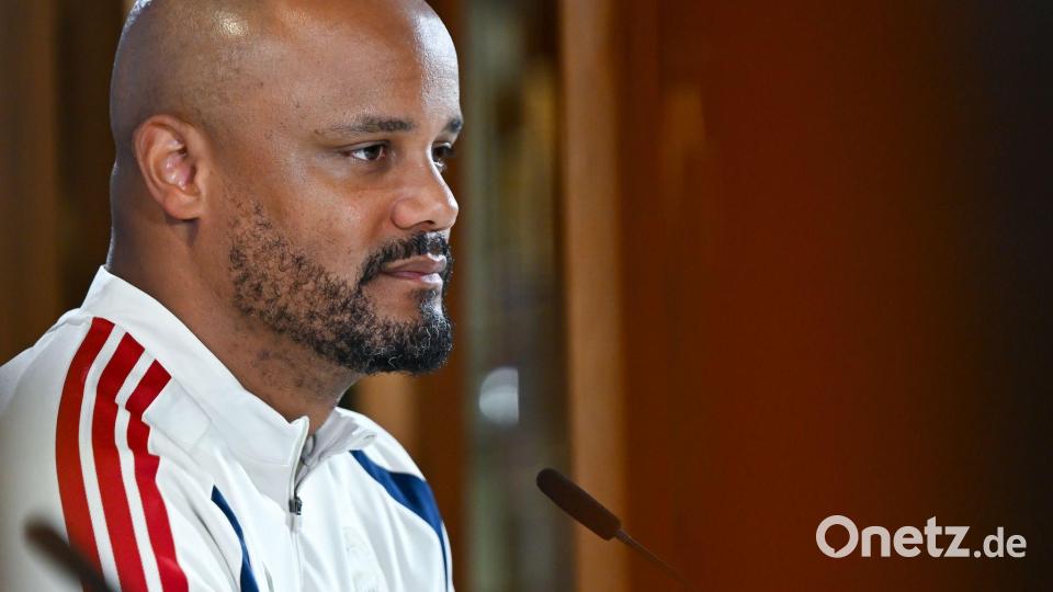 Bayern-Coach Vincent Kompany: „Wahrscheinlich das wichtigste Spiel meiner Trainerkarriere.“ Bild: Sven Hoppe/dpa