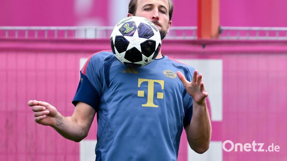 Harry Kane beim Training. Wer ist der entscheidende Stürmer im Halbfinale? Bild: Sven Hoppe/dpa