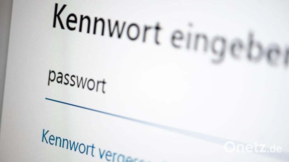 Die Menschen in Deutschland, die sich im Internet bewegen, haben großes Vertrauen in ihre Passwörter, verhalten sich im Alltag aber oft leichtsinnig. (Symbolbild) Bild: Fabian Sommer/dpa