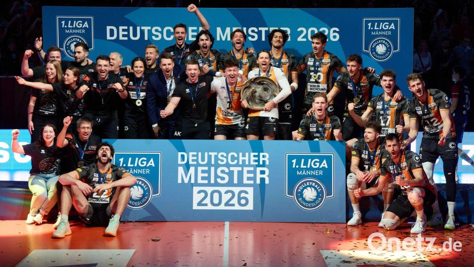 Die BR Volleys feierten den 16. Titelgewinn, es war die bereits zehnte Meisterschaft in Serie. Bild: Georg Wendt/dpa