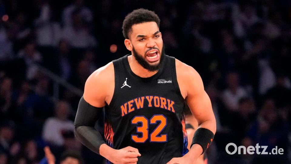 Karl-Anthony Towns überwand gegen Philadelphia frühe Foulprobleme. Bild: Yuki Iwamura/AP/dpa