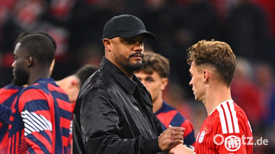 Kompany tröstete seine Profis. Bild: Tom Weller/dpa