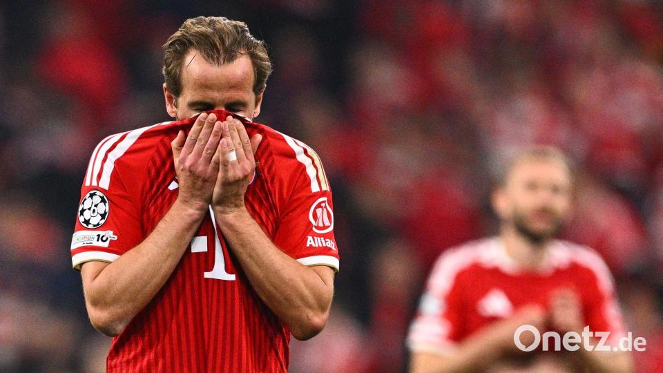 Frust bei Harry Kane. Die Bayern verpassen den Einzug ins Champions-League-Finale. Bild: Tom Weller/dpa