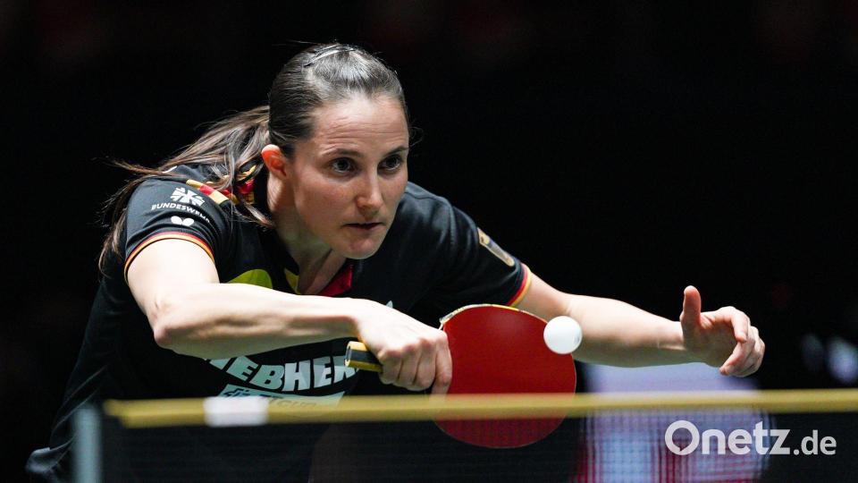 Im WM-Halbfinale: Tischtennis-Nationalspielerin Sabine Winter. Bild: Xu Bingjie/XinHua/dpa