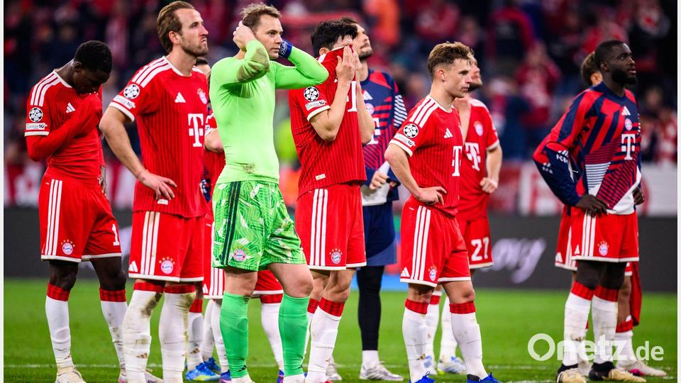 Enttäuschte Bayern-Stars nach dem geplatzten Finaltraum. Bild: Tom Weller/dpa