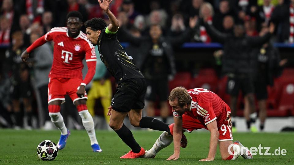 Gegen Paris noch in Aktion, nun wieder verletzt: Alphonso Davies (l). Bild: Sven Hoppe/dpa