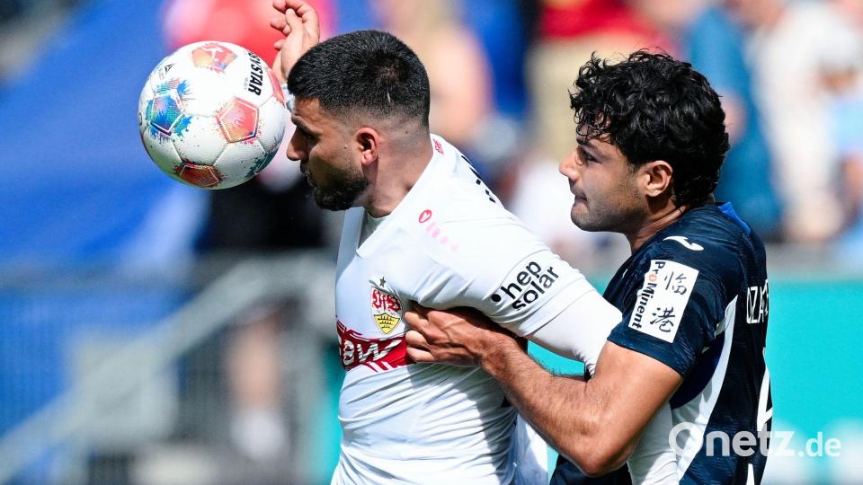 Hoffenheim und Stuttgart kämpfen um die Königsklasse. Bild: Uwe Anspach/dpa