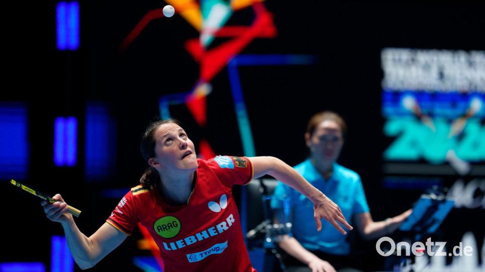 Sabine Winter verliert im WM-Halbfinale gegen die Japanerin Hina Hayata. Bild: Jon Super/AP/dpa