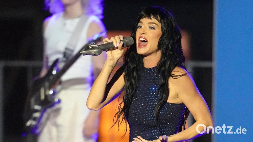 Katy Perry wird zum Auftakt des US-Teams bei der Fußball-WM auftreten. Bild: Gene J. Puskar/AP/dpa
