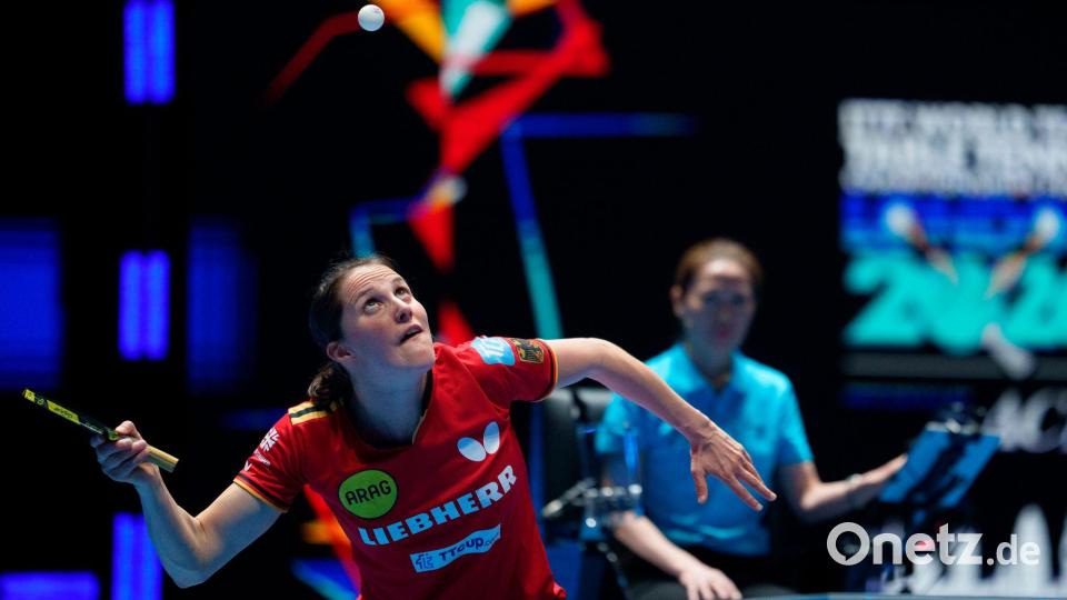 Sabine Winter verliert im WM-Halbfinale gegen die Japanerin Hina Hayata. Bild: Jon Super/AP/dpa