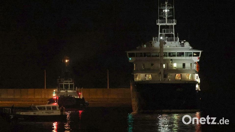 Das vom Hantavirus heimgesuchte Kreuzfahrtschiff Hondius ist in Teneriffa eingetroffen. Bild: Ubay Rodríguez/EUROPA PRESS/dpa