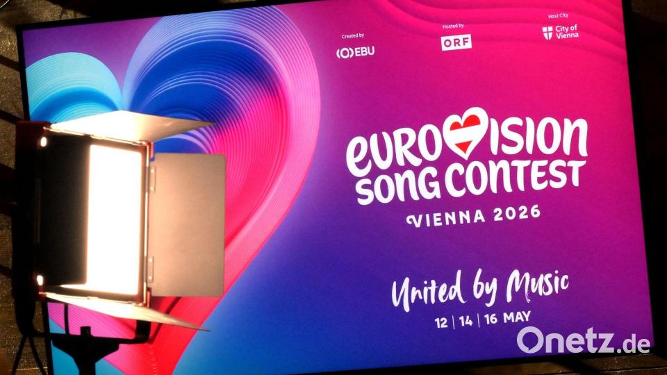 Die diesjährige Ausgabe des Eurovision Song Contests findet in Wien statt, das Finale ist am 16. Mai. (Symbolbild) Bild: Harald Schneider/APA/dpa