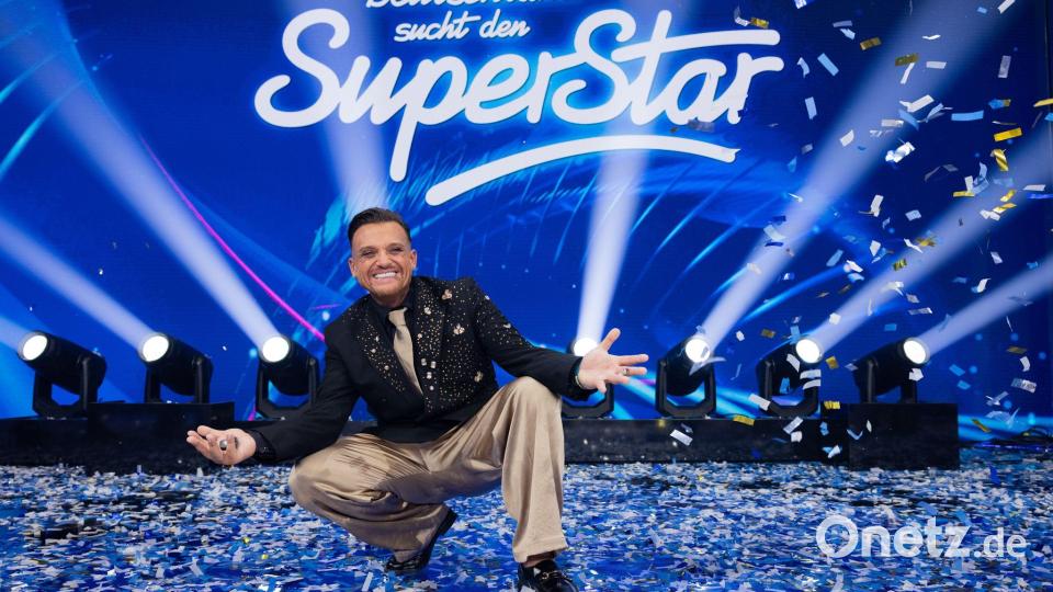 Endlich geschafft: Menowin Fröhlich holt sich nach 16 Jahren die „DSDS“-Krone. Bild: Rolf Vennenbernd/dpa