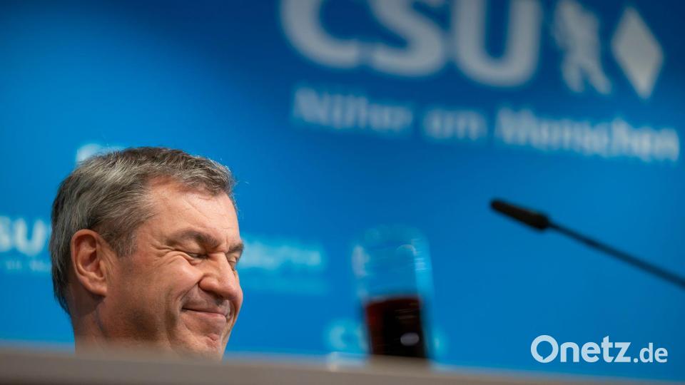 CSU-Chef Söder gibt der Entlastungsprämie keine Chance mehr Bild: Peter Kneffel/dpa