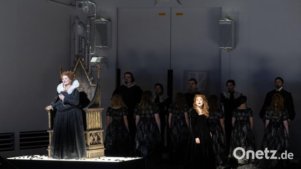 „Of One Blood“ist eine neue Oper über Mary Stuart und Elizabeth I. Bild: Monika Ritterhaus/Bayerische Staatsoper/dpa
