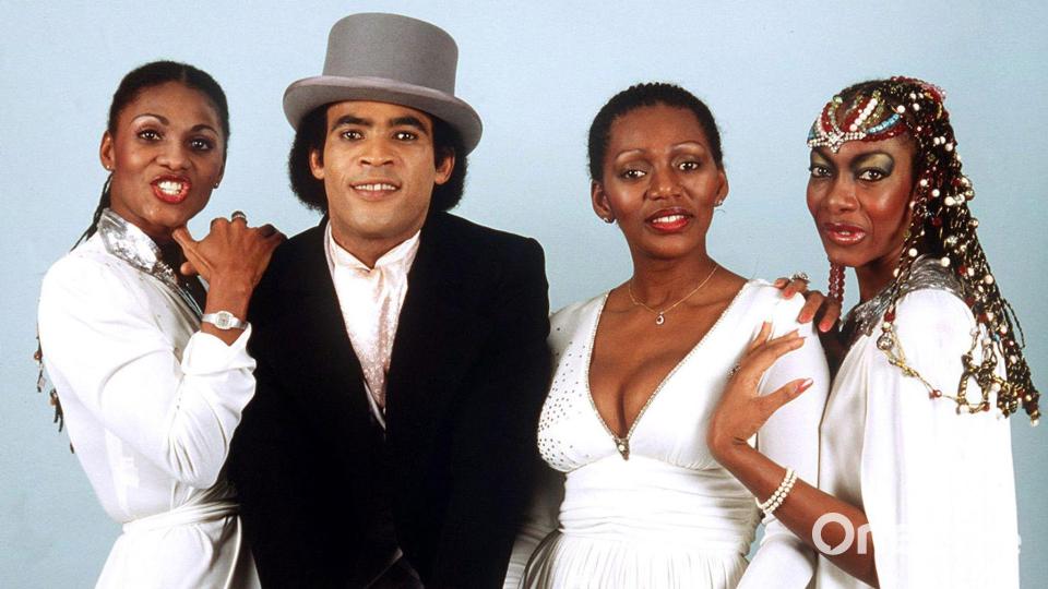 Vor 50 Jahren begann die Karriere von Boney M.: Marcia Barrett, Bobby Farrell, Liz Mitchell und Maizie Williams. Bild: Martin Athenstädt/dpa