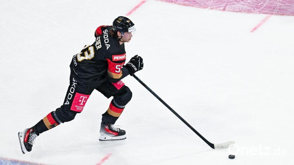 NHL-Star Moritz Seider führt das deutsche Team an. Bild: Uwe Anspach/dpa