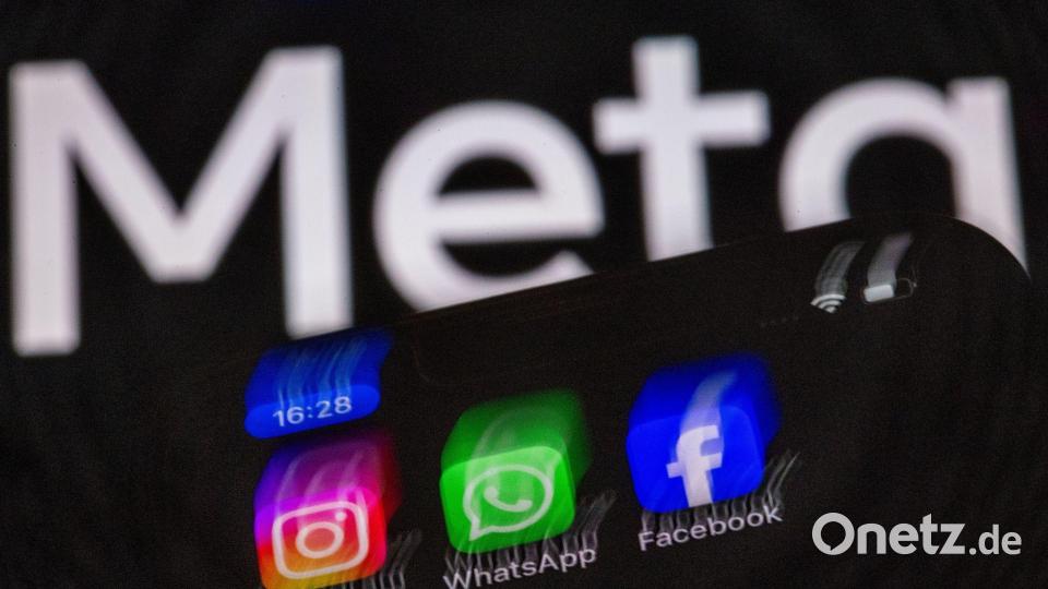 Zum Internetriesen Meta gehören Instagram, WhatsApp und Facebook. Bild: Jens Büttner/dpa