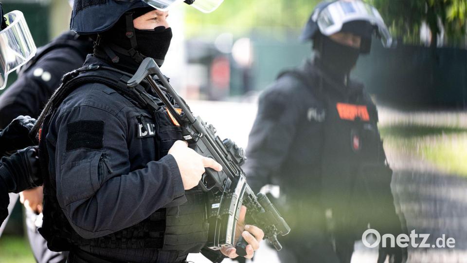 Der Prozess gegen Daniela Klette findet unter hohen Sicherheitsvorkehrungen statt. Bild: Sina Schuldt/dpa
