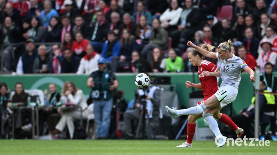 Große Kulisse: Das Kölner Stadion war so voll wie noch nie in einem Pokalfinale. Bild: Fabian Strauch/dpa