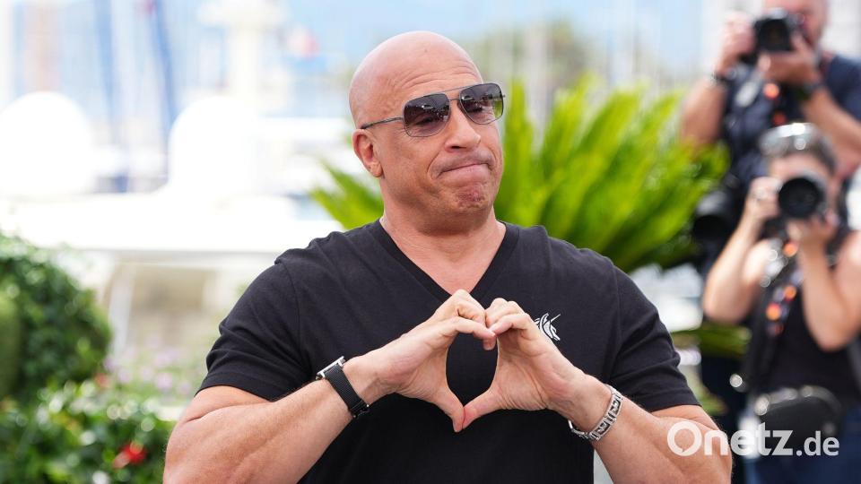 Vin Diesel in Cannes. Bild: Scott A Garfitt/Invision/AP/dpa
