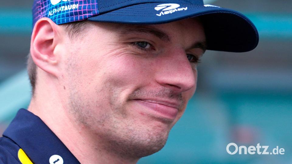 Max Verstappen gehört zu den Mitfavoriten auf dem Nürburgring. (Archivbild) Bild: Rebecca Blackwell/AP/dpa