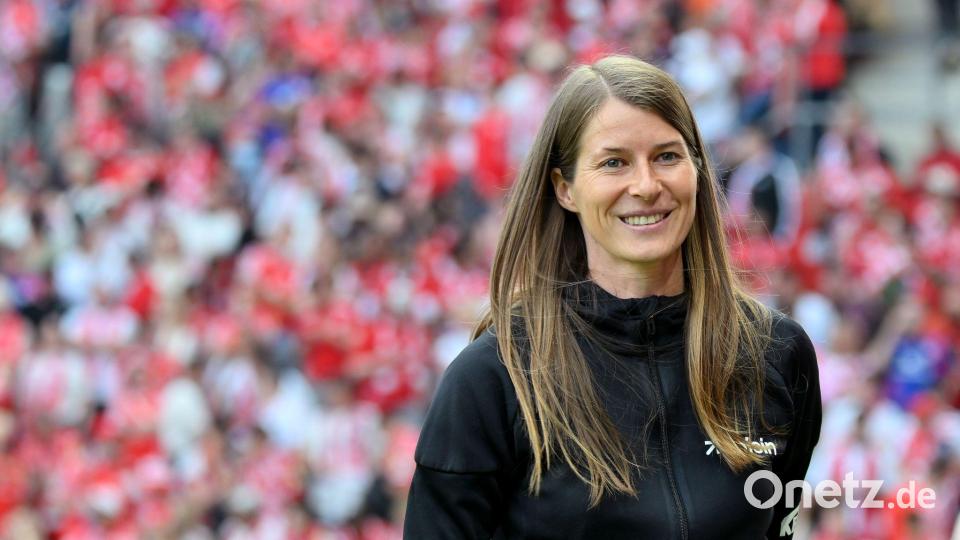 Marie-Louise Eta freut sich auf das Heimspiel. (Archivbild) Bild: Torsten Silz/dpa
