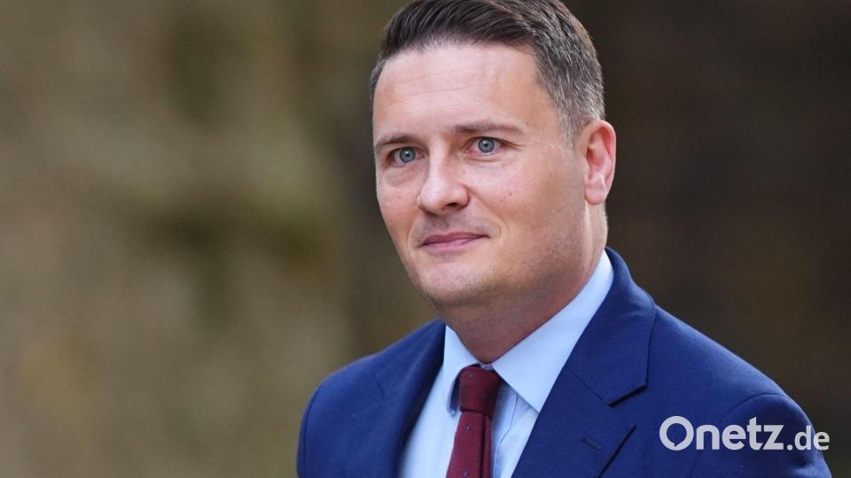 Wes Streeting tritt von seinem Amt als Gesundheitsminister zurück. Bild: James Manning/PA Wire/dpa