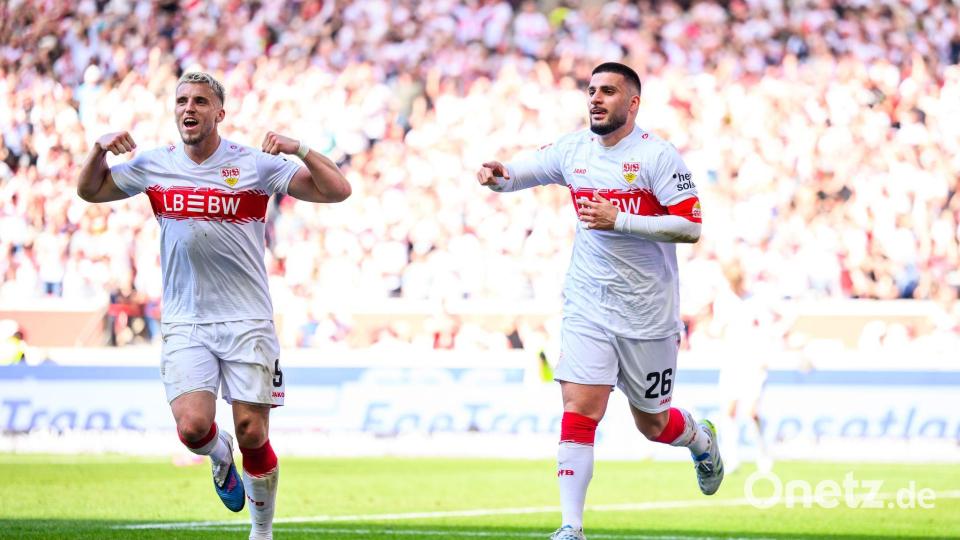 Der VfB Stuttgart hat die beste Ausgangsposition für die Champions-League-Qualifikation. (Archivbild) Bild: Tom Weller/dpa