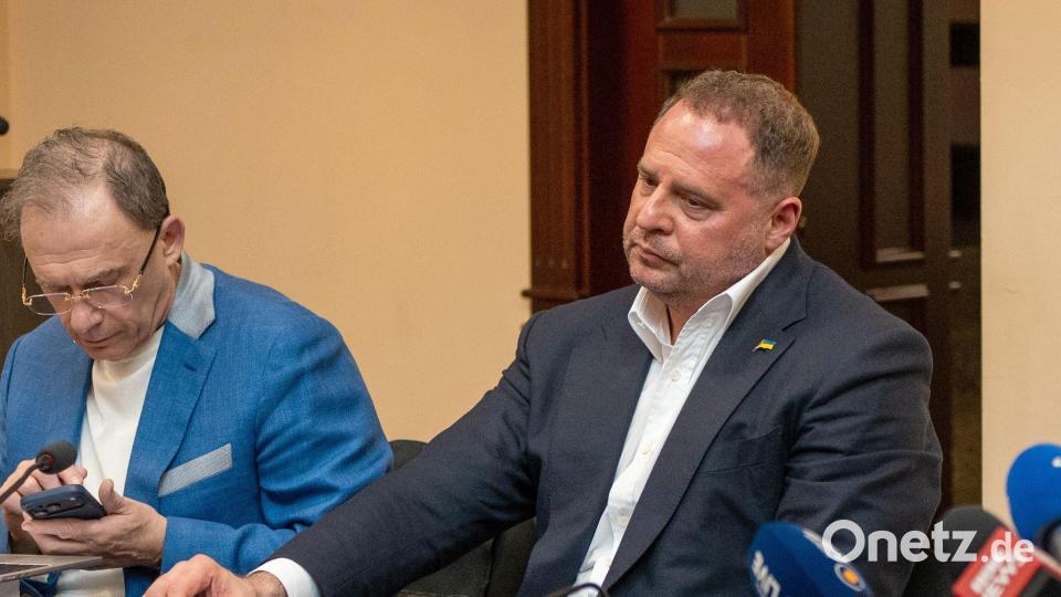Jermak war die rechte Hand von Präsident Wolodymyr Selenskyj. (Archivfoto) Bild: Dan Bashakov/AP/dpa