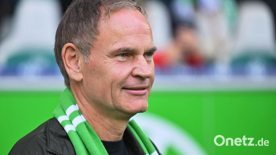 VW-Chef und VfL-Aufsichtsrat: Oliver Blume beim Spiel gegen Bayern München. Bild: Swen Pförtner/dpa