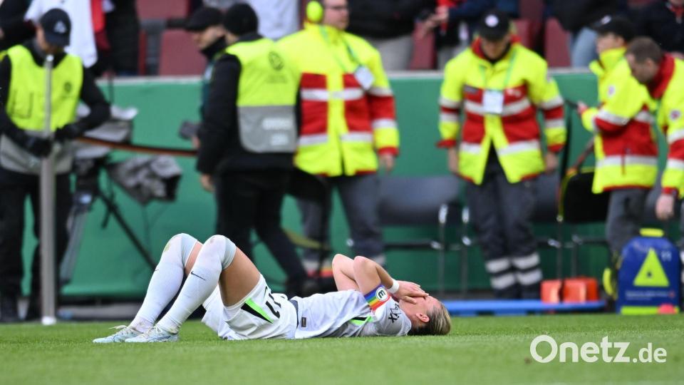 Verpasste einen krönenden Abschluss ihrer Zeit beim VfL Wolfsburg: Alexandra Popp Bild: Fabian Strauch/dpa
