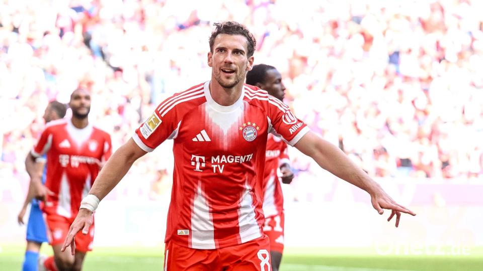 Leon Goretzka läuft in seinem letzten Ligaspiel für die Bayern von Beginn an auf. (Archivbild) Bild: Harry Langer/dpa