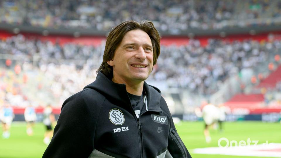 Freut sich auf das Saison-Finale mit der SV Elversberg: Trainer Vincent Wagner. (Archivbild) Bild: Anke Waelischmiller/dpa