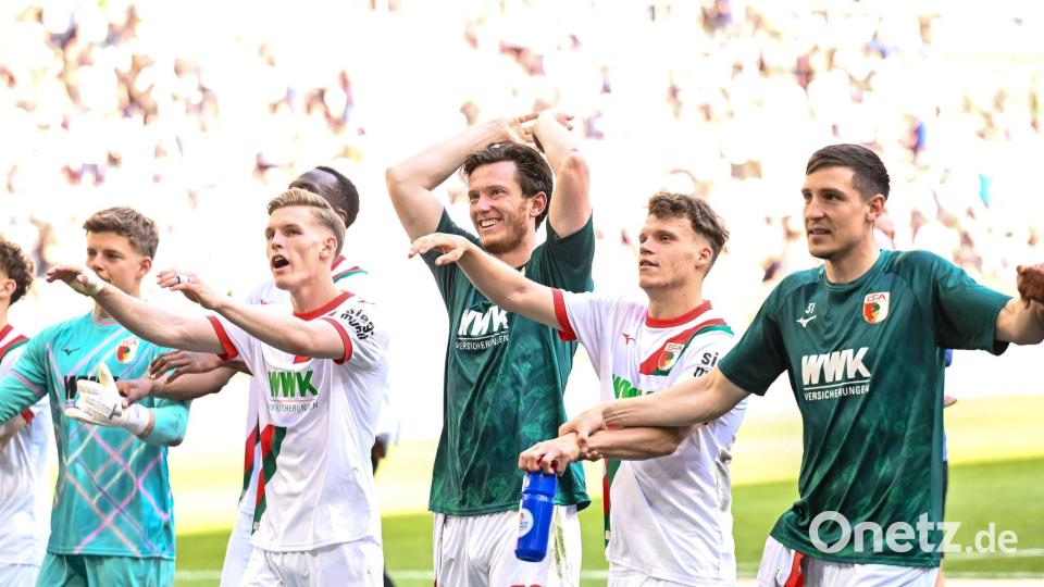 Es geht um die Europacup-Qualifikation: Jubeln die Augsburger auch in Berlin? (Archivbild) Bild: Harry Langer/dpa