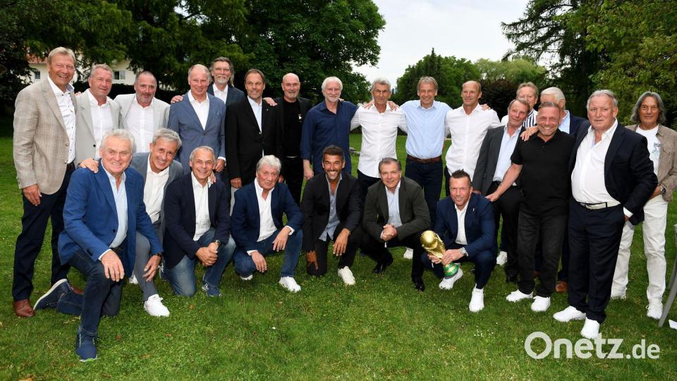 Ein Wiedersehen der Weltmeister im Jahr 2023. (Archivbild) Bild: Wolfgang Breiteneicher/-/dpa
