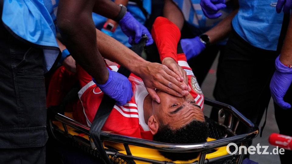 Jamal Musiala fiel nach seiner Verletzung bei der Club-WM lange aus. (Archivbild) Bild: Brynn Anderson/AP/dpa