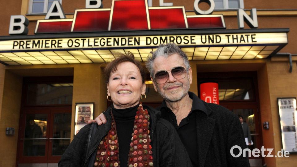 Angelica Domröse und ihr Mann Hilmar Thate. (Archivbild) Bild: picture alliance / dpa