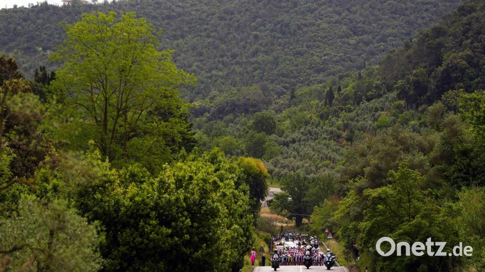 Auf der siebten Etappe des Giro d'Italia ging es zum Blockhaus hinauf. Bild: Fabio Ferrari/LaPresse via ZUMA Press/dpa