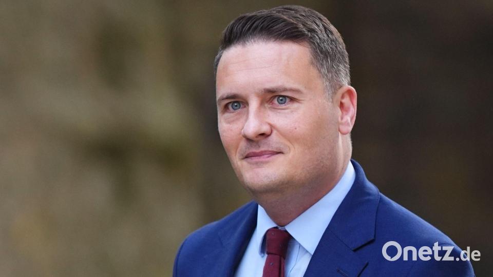 Wes Streeting trat von seinem Amt als Gesundheitsminister zurück. (Archivbild) Bild: James Manning/PA Wire/dpa