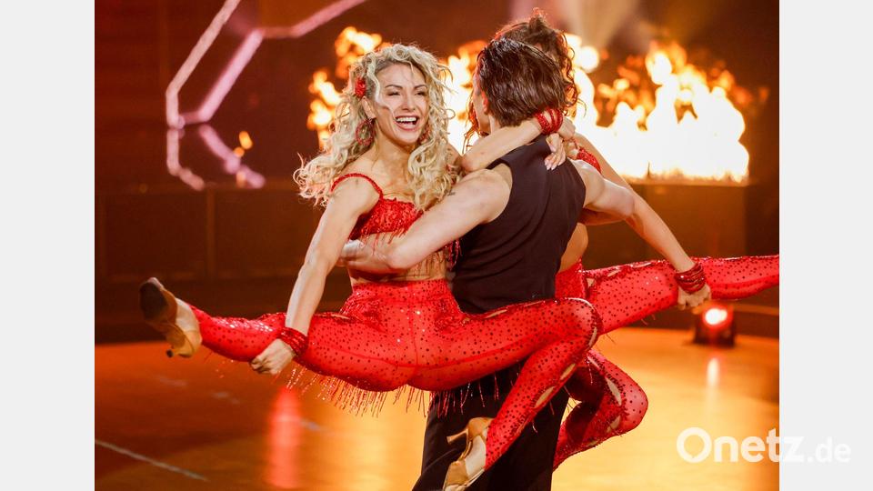 Anna-Carina Woitschack erhielt im Viertelfinale die schlechteste Wertung. Bild: Thomas Banneyer/dpa