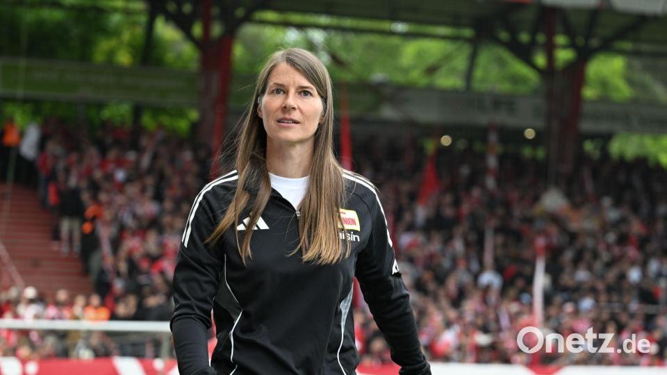 Marie-Louise Eta trainiert künftig die Union-Frauen. Bild: Soeren Stache/dpa