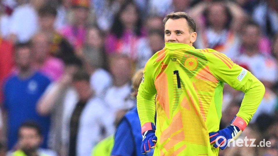 Comeback im DFB-Team? Nach dem enttäuschenden EM-Aus gegen Spanien zog Manuel Neuer das Nationaltrikot eigentlich nach 124 Länderspielen aus. (Archivbild) Bild: Tom Weller/dpa