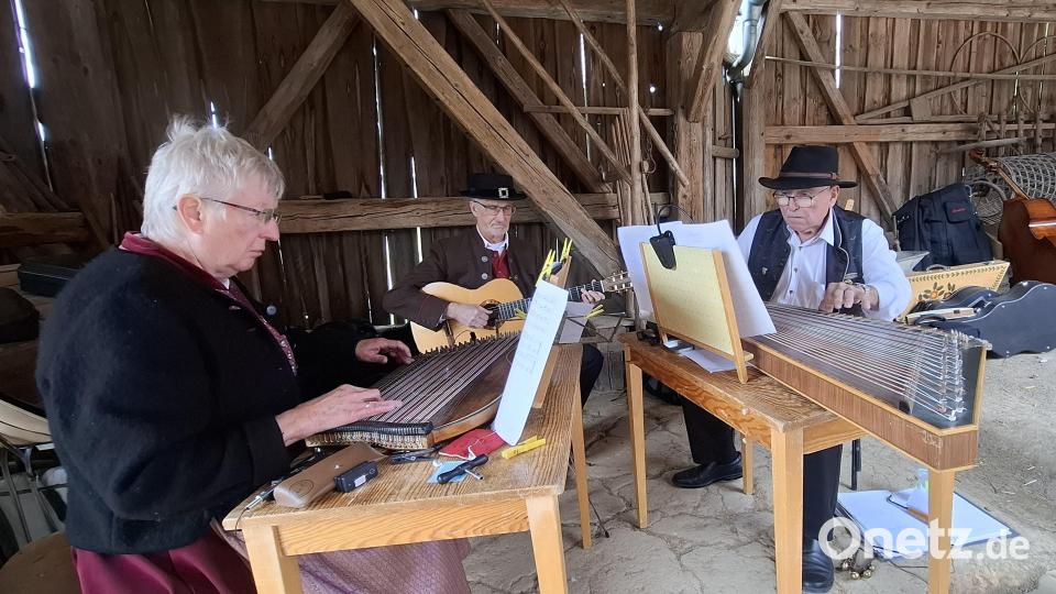Die "Sitzweilmusi" schlug beim Tag der Volksmusik die eher leiseren Töne an. Bild: jua