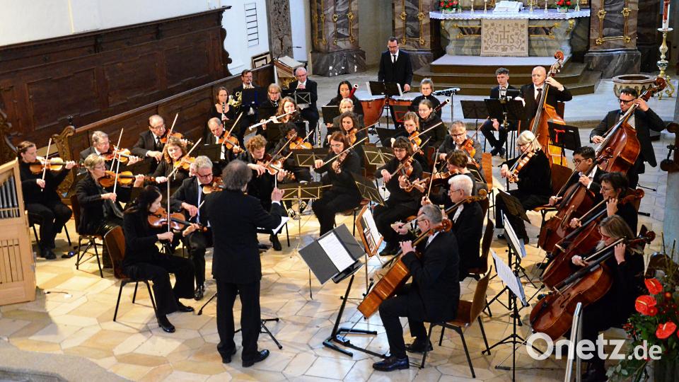 Das Sinfonieorchester der Stadt Weiden unter der Leitung von Dieter Müller lud zu einem besonderen Konzert unter dem Titel „Tiere in der Musik – Schöpfung und Mythos“ ein. Bild: Kunz