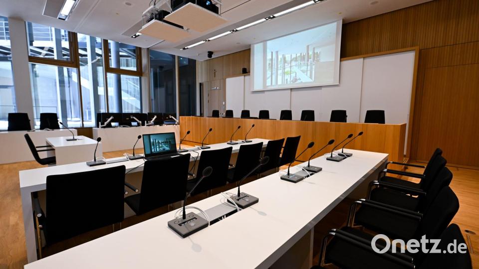 Der große Schwurgerichtsaal. Bild: Sven Hoppe/dpa