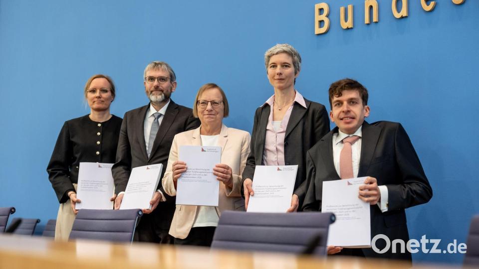 Umweltminister Schneider versprach, dass er die Warnungen des Expertenrates (im Foto) ernst nehme und prüfen lassen werde. Bild: Michael Kappeler/dpa