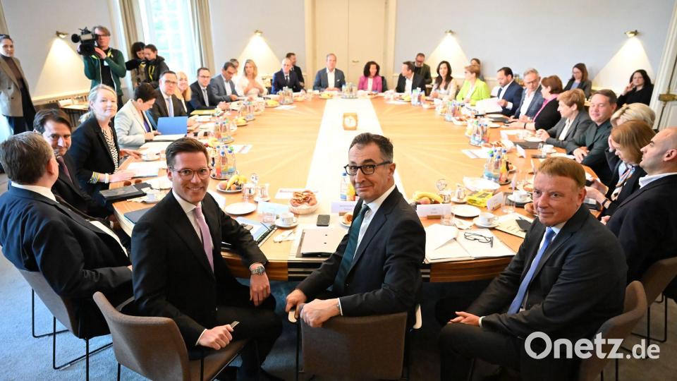 Erste Sitzung unter neue Leitung: Kabinett in Baden-Württemberg Bild: Katharina Kausche/dpa